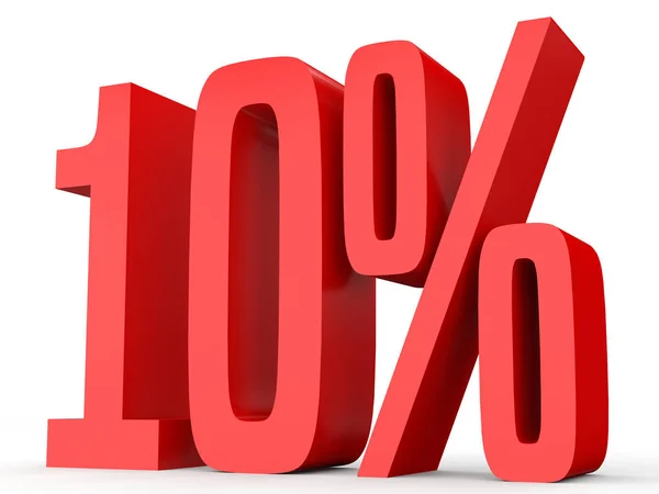 Ten percent off. Discount 10 %. — Stockfoto