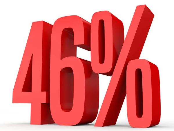 Forty six percent off. Discount 46 %. — Φωτογραφία Αρχείου