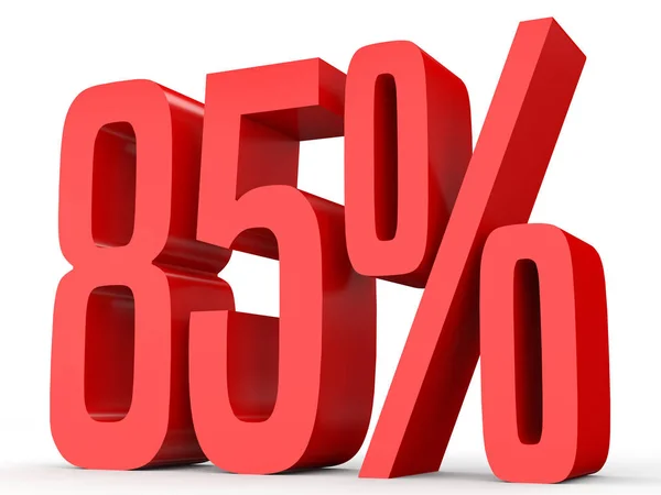 Eighty five percent off. Discount 85 %. — Stock Photo, Image