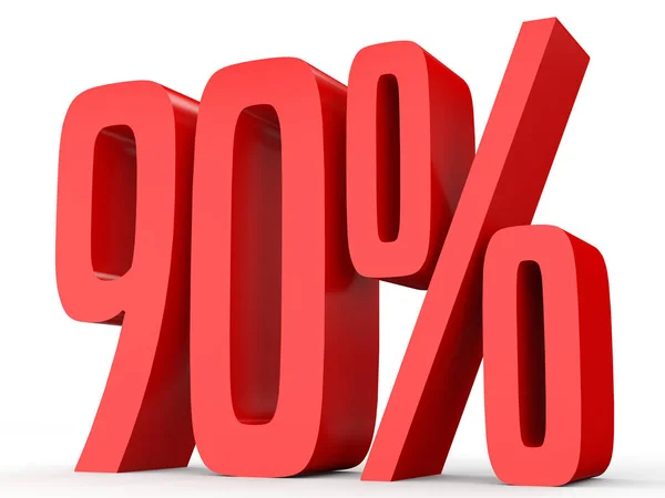 Ninety percent off. Discount 90 %. — Stok fotoğraf