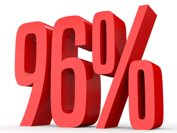 Ninety six percent off. Discount 96 %. — Stockfoto