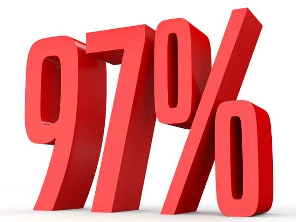 Ninety seven percent off. Discount 97 %. — Stockfoto