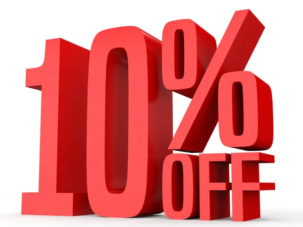 Ten percent off. Discount 10 %. — Stock fotografie