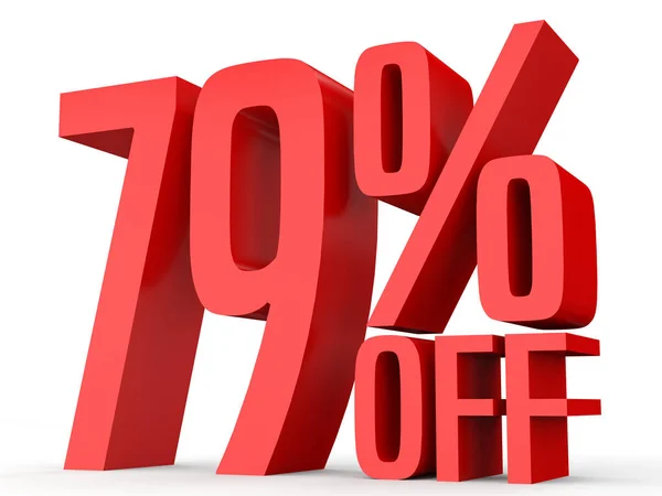 Seventy nine percent off. Discount 79 %. — Stock Fotó
