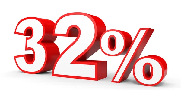 Thirty two percent off. Discount 32 %. — Stock Photo, Image