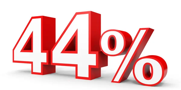 Forty four percent off. Discount 44 %. — Stock Photo, Image