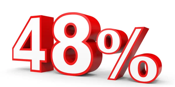 Forty eight percent off. Discount 48 %. — Φωτογραφία Αρχείου