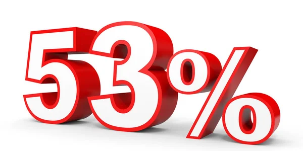 Fifty three percent off. Discount 53 %. — Φωτογραφία Αρχείου