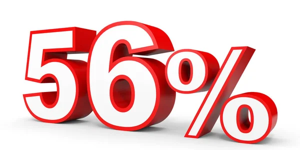 Fifty six percent off. Discount 56 %. — Stok fotoğraf