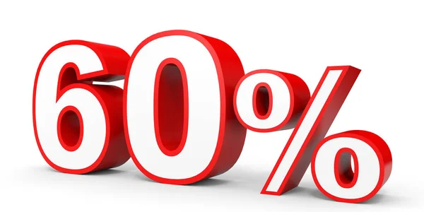 Sixty percent off. Discount 60 %. — Zdjęcie stockowe