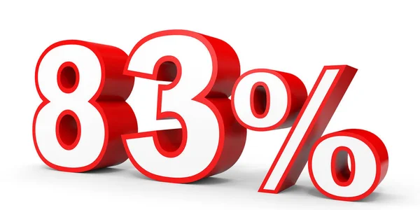 Eighty three percent off. Discount 83 %. — Stockfoto