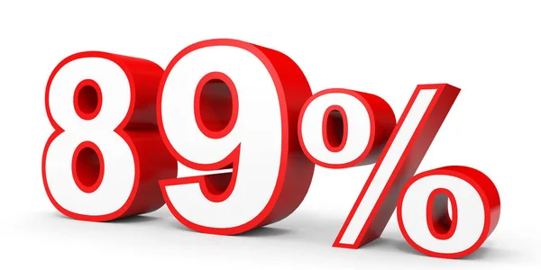 Eighty nine percent off. Discount 89 %. — Stock Photo, Image