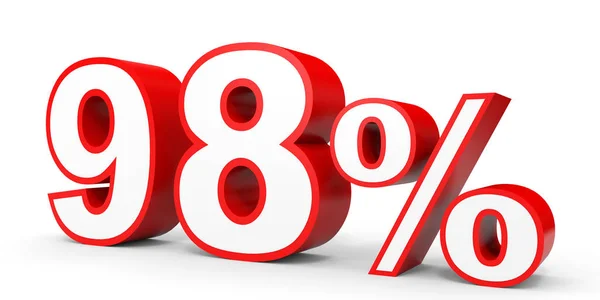 Ninety eight percent off. Discount 98 %. — Stock Photo, Image