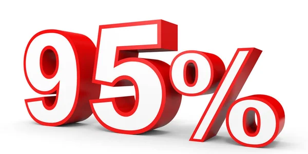 Ninety five percent off. Discount 95 %. — Stockfoto