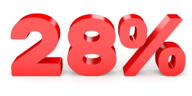 Twenty eight percent off. Discount 28 %.