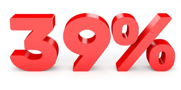 Thirty nine percent off. Discount 39 %. — Stock Fotó