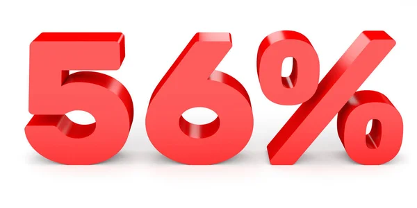 Cincuenta y seis por ciento menos. Descuento 56% . — Foto de Stock