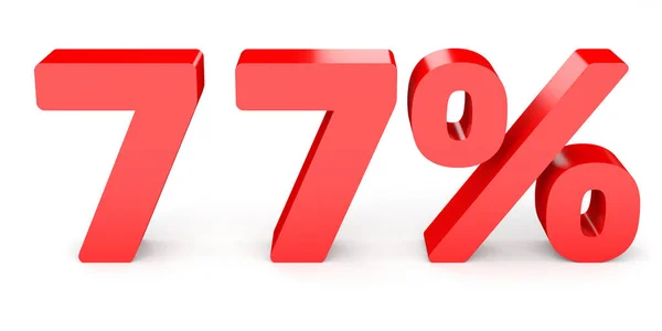 Seventy seven percent off. Discount 77 %. — Stockfoto
