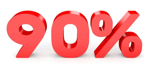 Ninety percent off. Discount 90 %. — Stockfoto