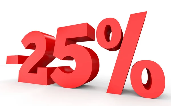 Minus twenty five percent. Discount 25 %. — Stock Fotó