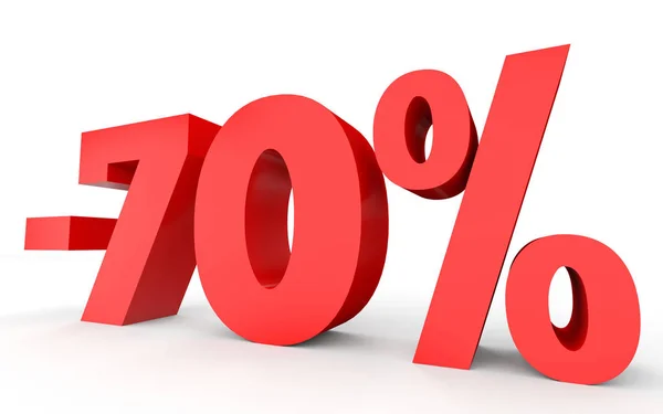 Minus seventy percent. Discount 70 %. — Stock Photo, Image