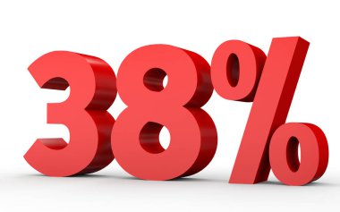 Thirty eight percent off. Discount 38 %.