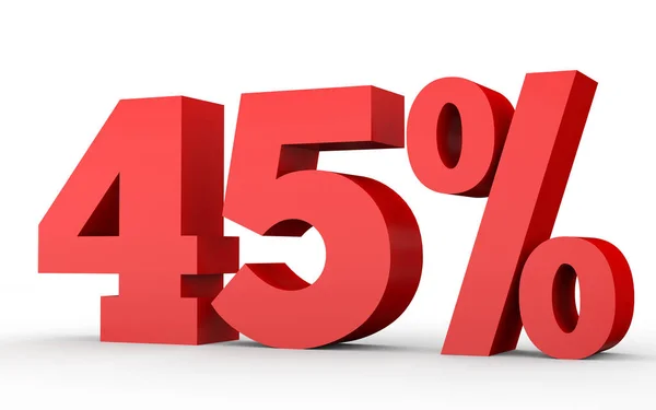 Forty five percent off. Discount 45 %. — Φωτογραφία Αρχείου