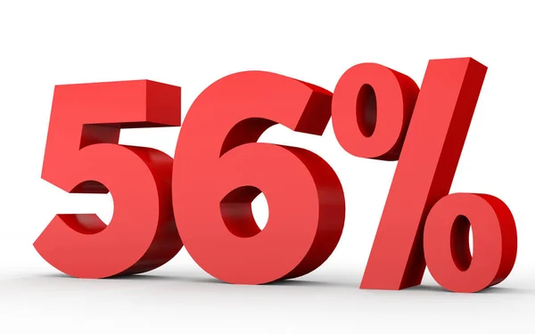 Cincuenta y seis por ciento menos. Descuento 56% . — Foto de Stock