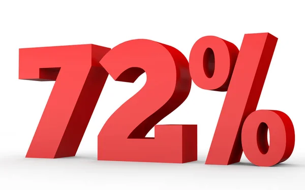 Setenta y dos por ciento menos. Descuento 72% . — Foto de Stock