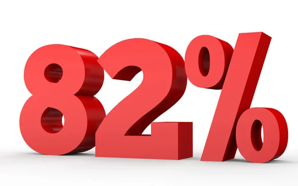 Eighty two percent off. Discount 82 %. — Stockfoto