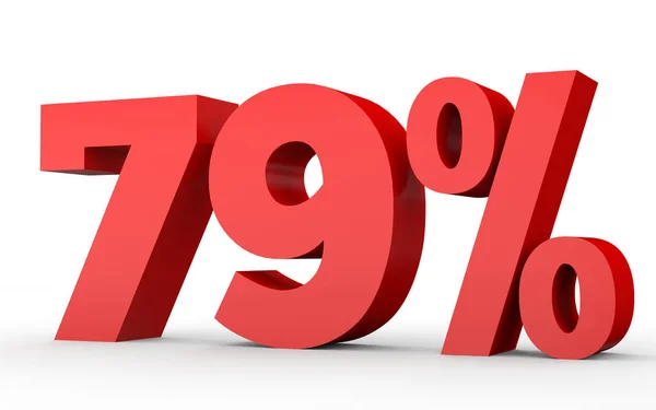 Seventy nine percent off. Discount 79 %. — Stock Photo, Image