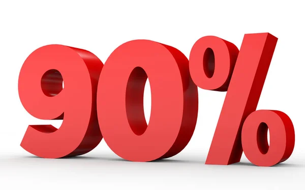 Ninety percent off. Discount 90 %. — Zdjęcie stockowe