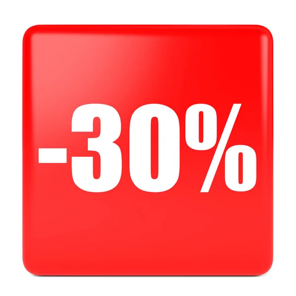 Thirty percent off. Discount 30 %. — Zdjęcie stockowe