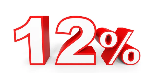 Twelve percent off. Discount 12 %. — Stock Photo, Image