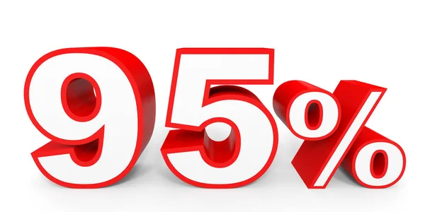 Ninety five percent off. Discount 95 %. — Stockfoto