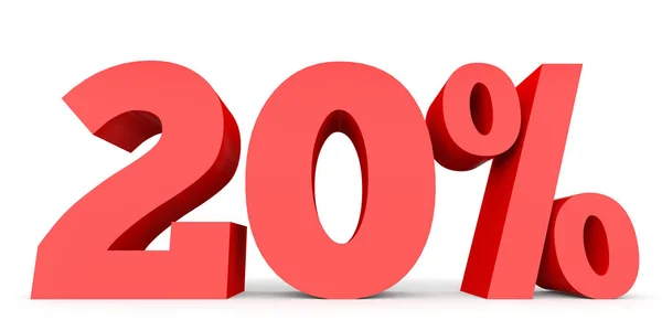 Twenty percent off. Discount 20 %. — Stock Photo, Image