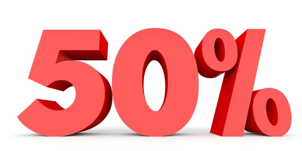 Fifty percent off. Discount 50 %. — Stock Photo, Image