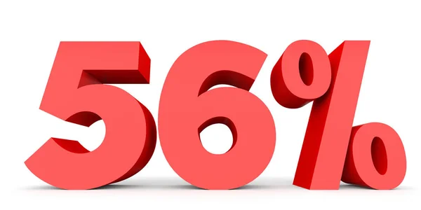 Fifty six percent off. Discount 56 %. — Stock Photo, Image