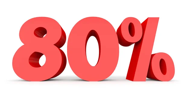 Eighty percent off. Discount 80 %. — Stock Fotó