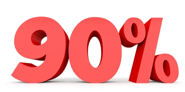 Ninety percent off. Discount 90 %. — Stok fotoğraf