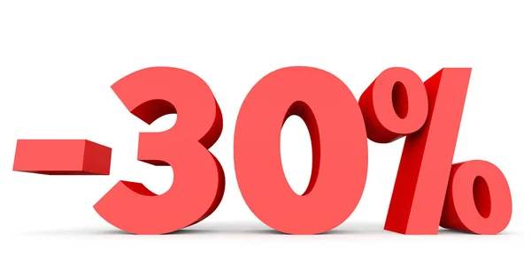 Minus thirty percent. Discount 30 %. — Stock Photo, Image