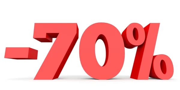Minus seventy percent. Discount 70 %. — Stockfoto