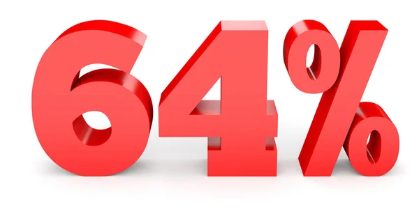Sixty four percent off. Discount 64 %. — Stockfoto