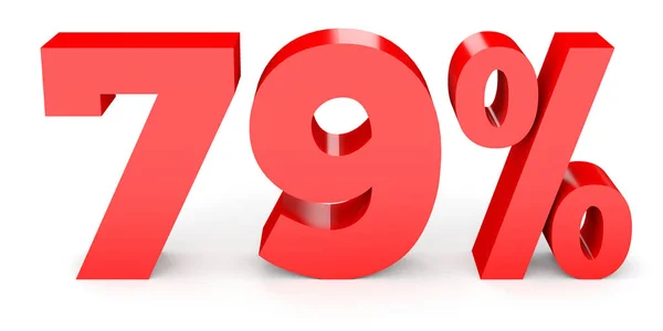 Seventy nine percent off. Discount 79 %. — Stockfoto