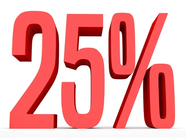 Twenty five percent off. Discount 25 %. — Stock fotografie