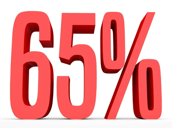 Sixty five percent off. Discount 65 %. — Φωτογραφία Αρχείου