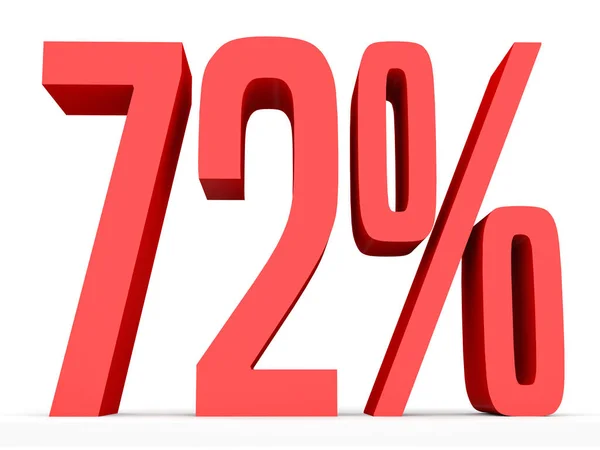 Seventy two percent off. Discount 72 %. — Stockfoto
