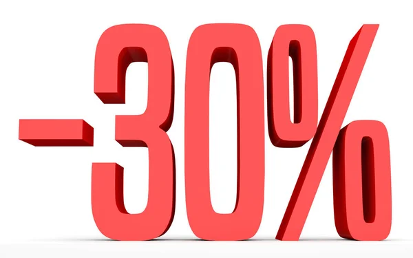 Minus thirty percent. Discount 30 %. — 图库照片