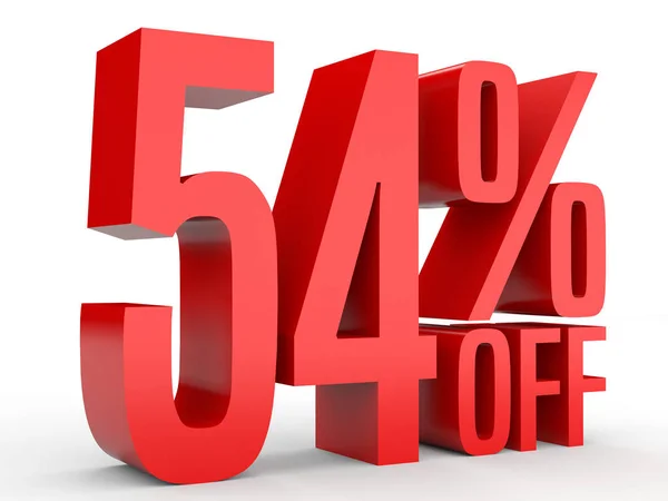 Fifty four percent off. Discount 54 %. — Φωτογραφία Αρχείου