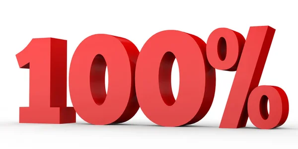One hundred percent off. Discount 100 %. — Stockfoto